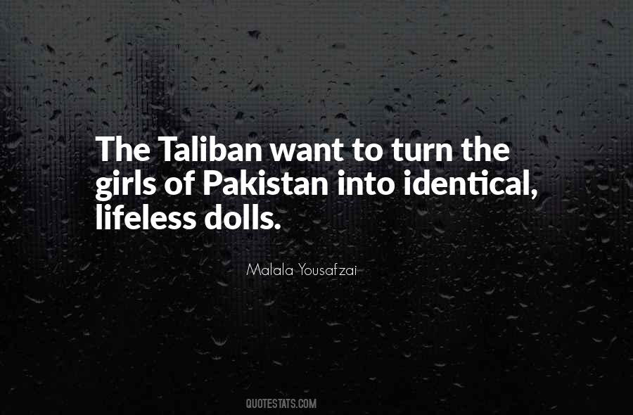 I Am Malala Taliban Quotes #1732706