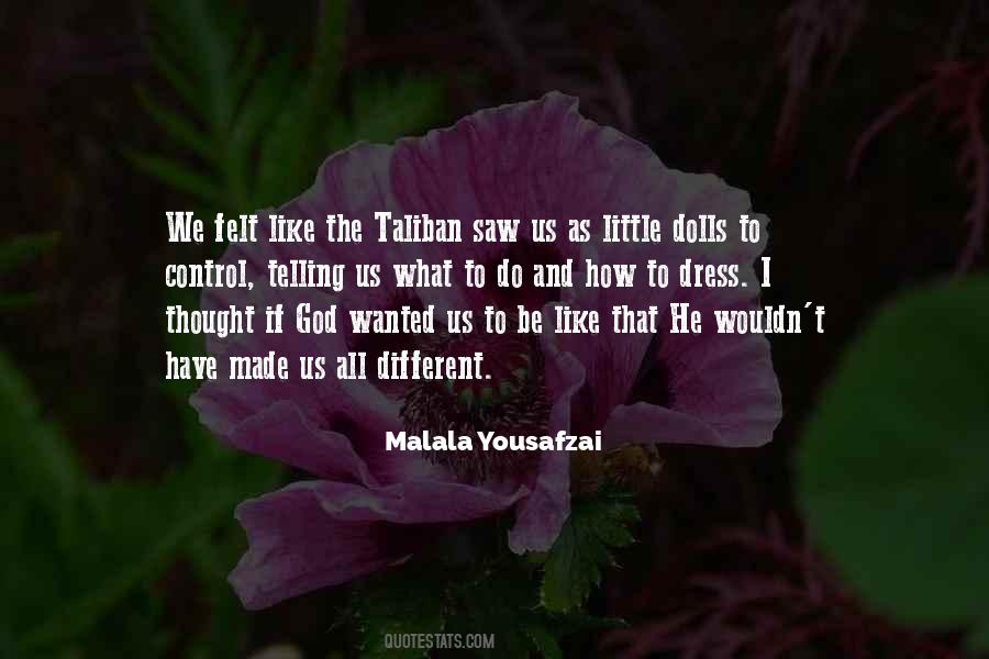 I Am Malala Taliban Quotes #755496