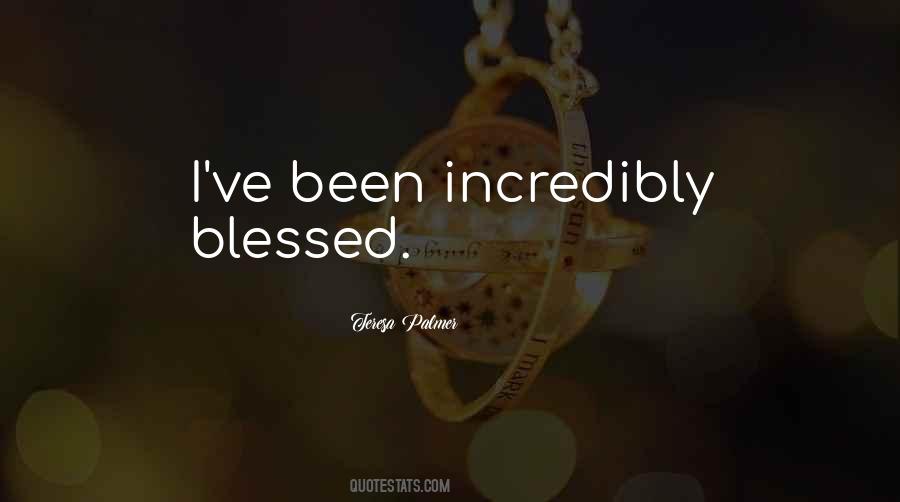I Am More Than Blessed Quotes #855