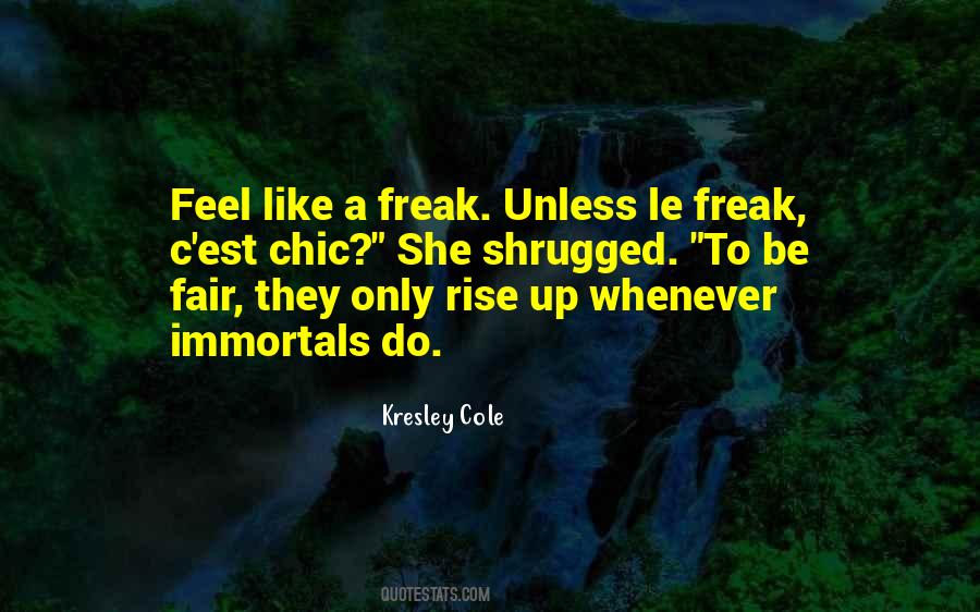 I Am Not A Freak Quotes #15631 I Am Not A Freak Quotes #15631