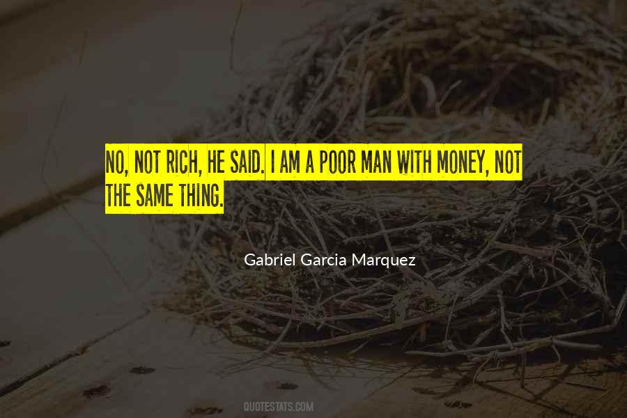 I Am Not A Rich Man Quotes #555535