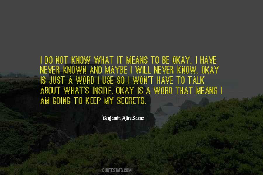 I Am Not Okay Quotes #1783185