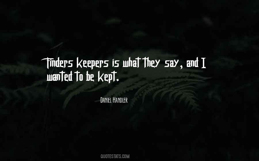 Quotes About Finders #1523055