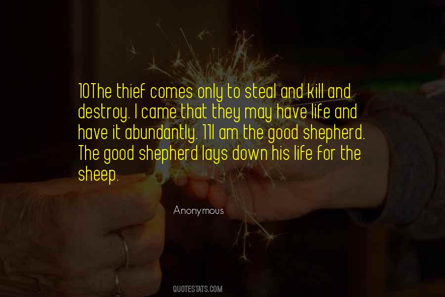 I Am The Good Shepherd Quotes #1389034