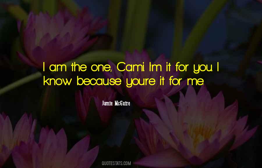 I Am The One For You Quotes #45890