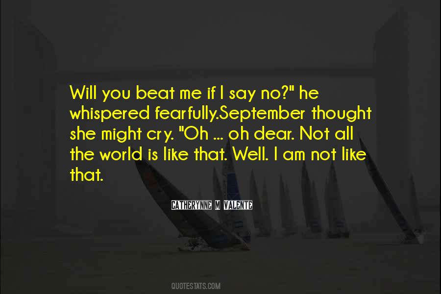 I Beat You Quotes #159201