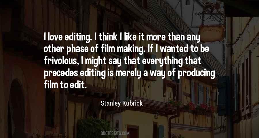 Quotes About Film Making #1035189