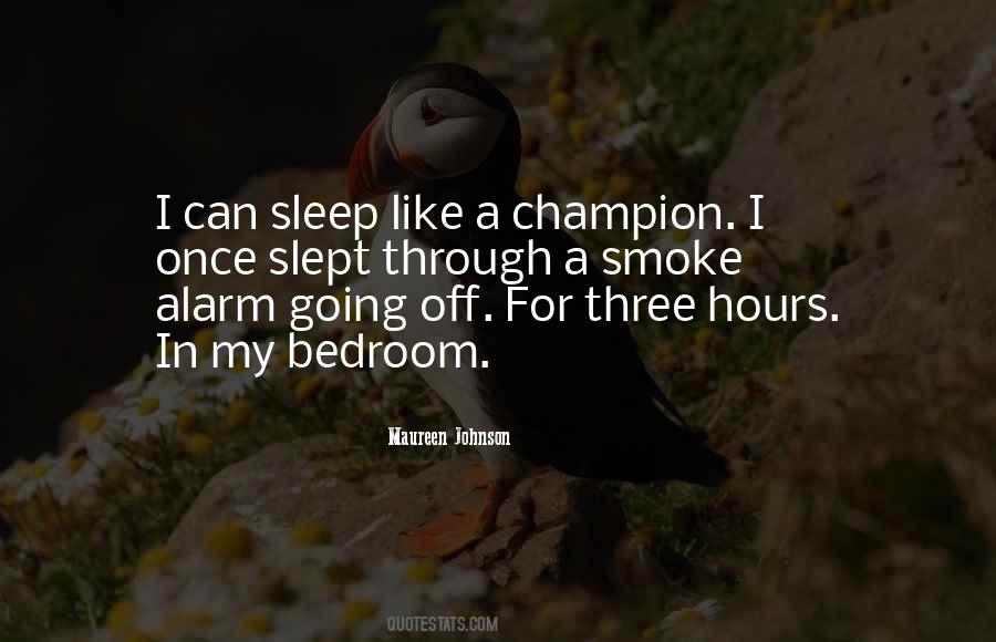 I Can Sleep Quotes #7975