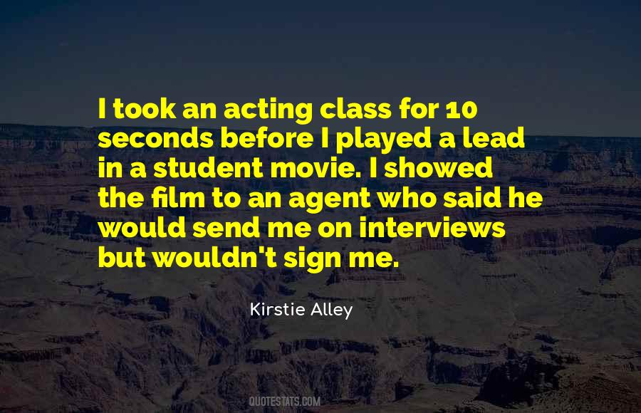 Quotes About Film Acting #378481