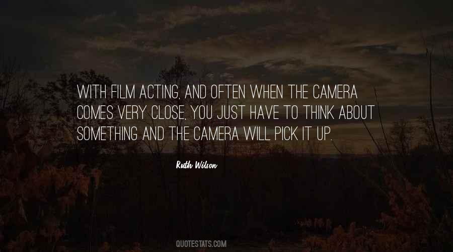 Quotes About Film Acting #503126