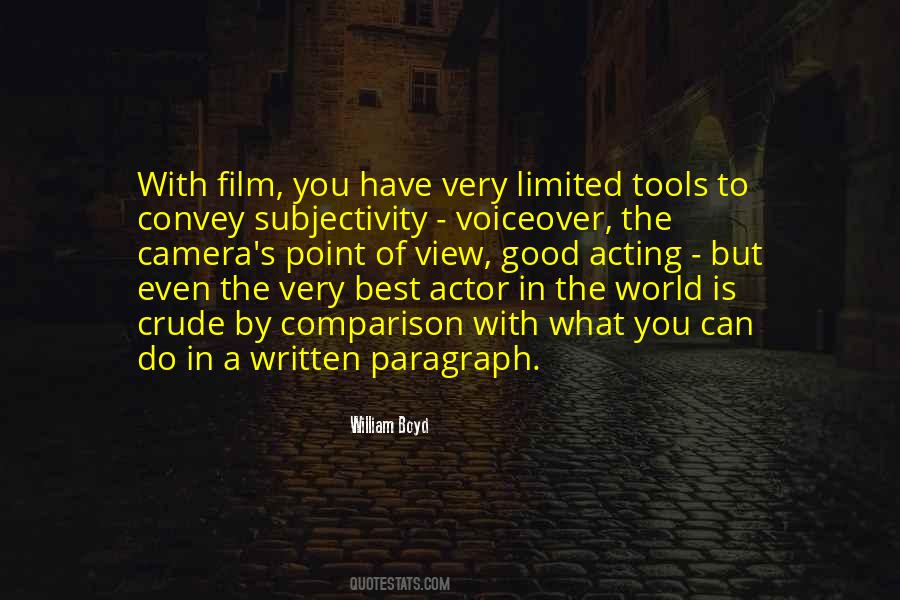 Quotes About Film Acting #599421