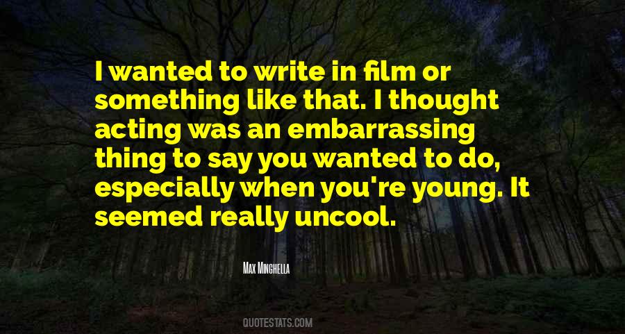 Quotes About Film Acting #75279