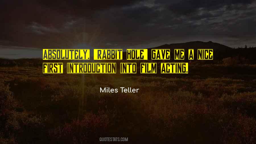 Quotes About Film Acting #776229