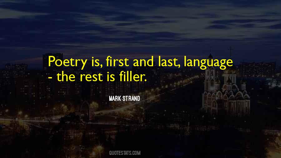 Quotes About Filler #1660447