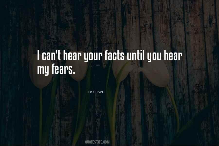 I Can't Hear You Quotes #129065
