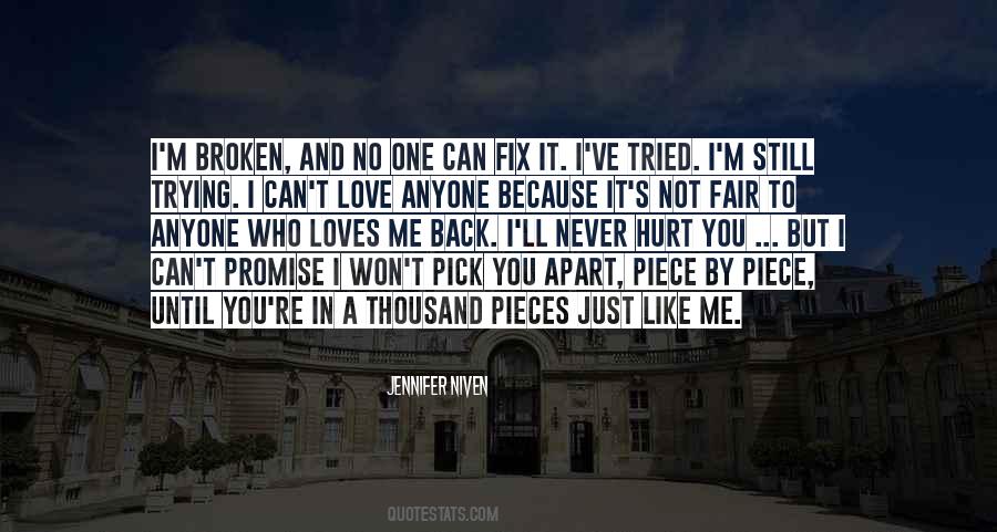 I Can't Love Quotes #1178667