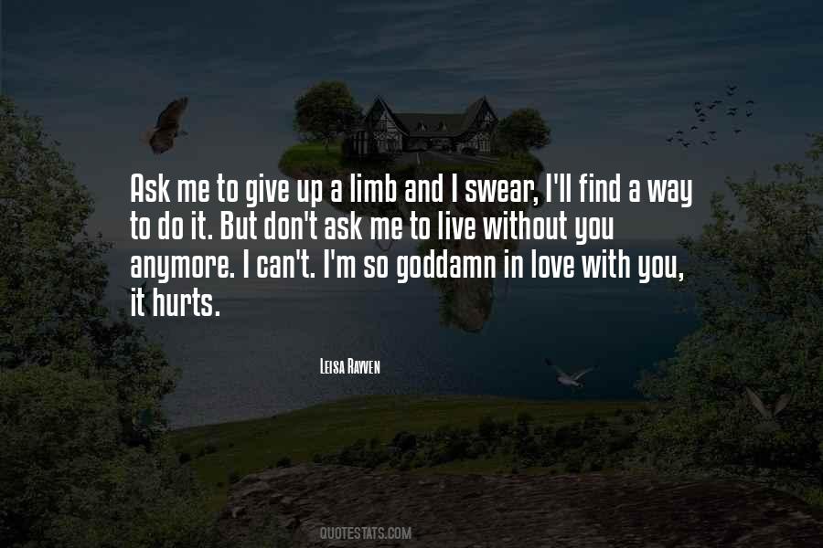 I Can't Love You Anymore Quotes #602737