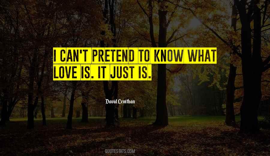 I Can't Pretend Quotes #790135