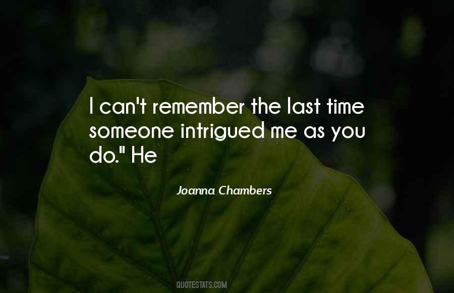 I Can't Remember You Quotes #205573