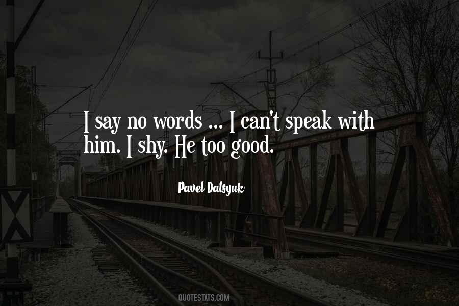 I Can't Speak Quotes #735886