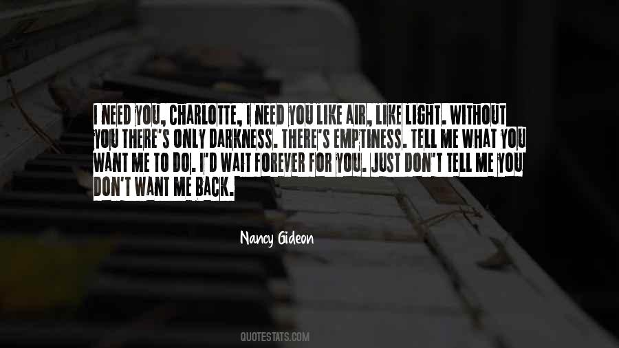 I Can't Wait For You Forever Quotes #322681