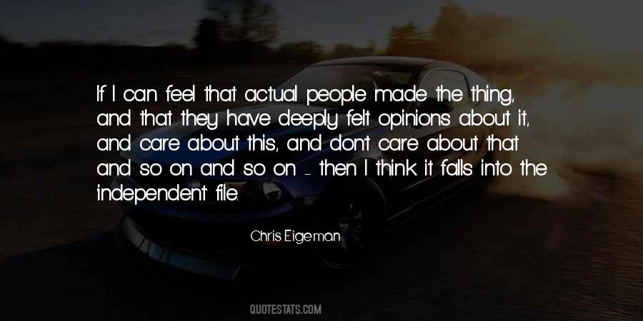 I Care Deeply About You Quotes #246764