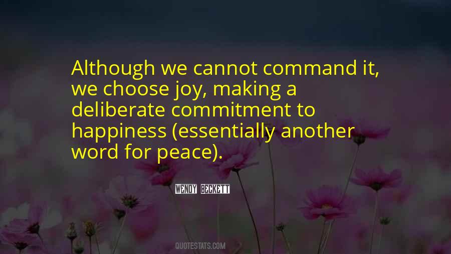 I Choose Peace Quotes #984654