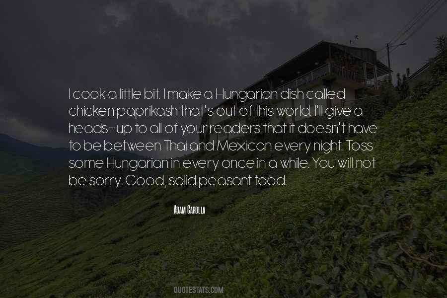 I Cook Quotes #1418943