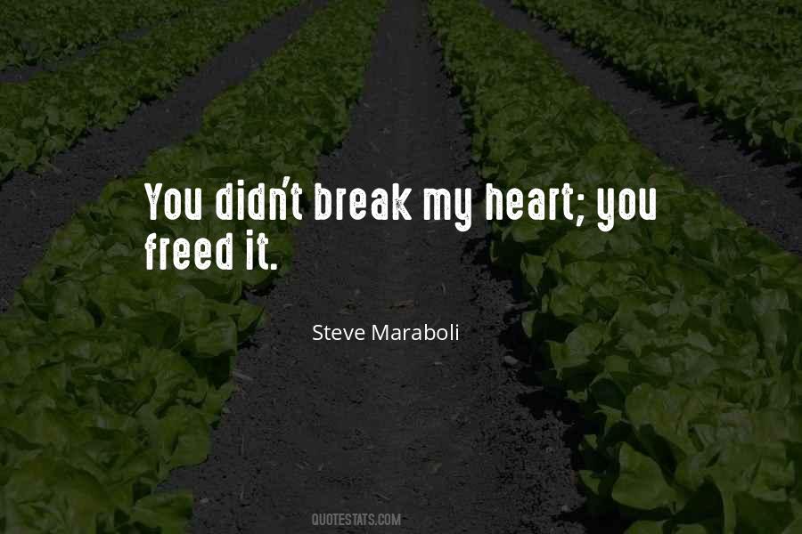 I Didn't Break Your Heart Quotes #855728