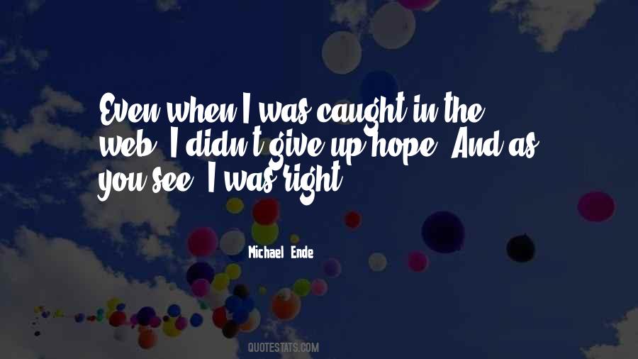 I Didn't Give Up Quotes #1092599