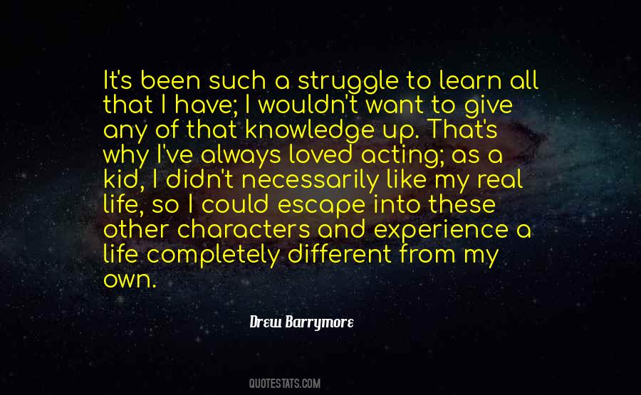 I Didn't Give Up Quotes #1165842