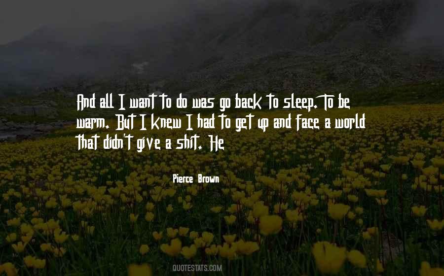 I Didn't Give Up Quotes #1444299