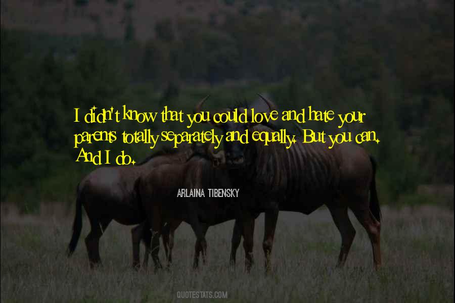 I Didn't Love You Quotes #195625
