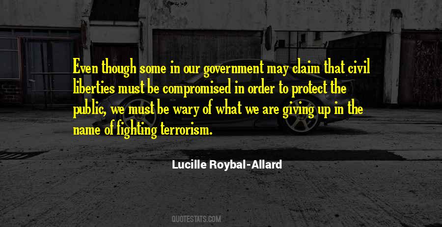 Quotes About Fighting Terrorism #1585943