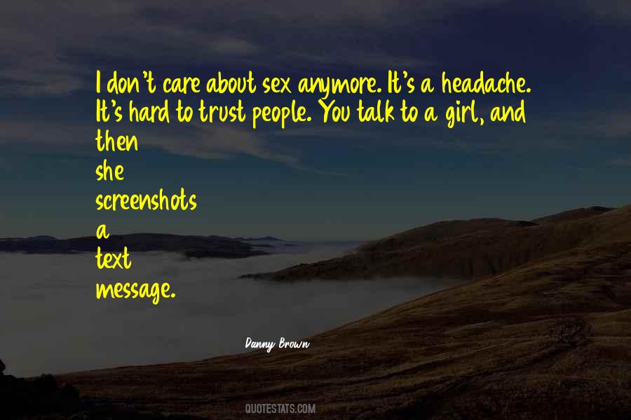 I Don't Care Girl Quotes #1116721