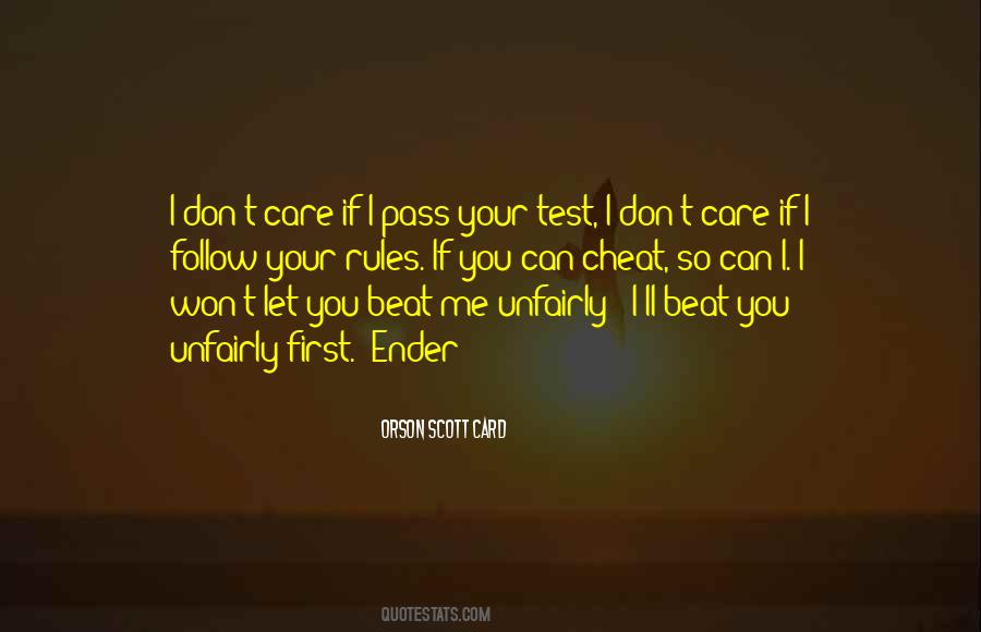 I Don't Care If You Cheat On Me Quotes #29955