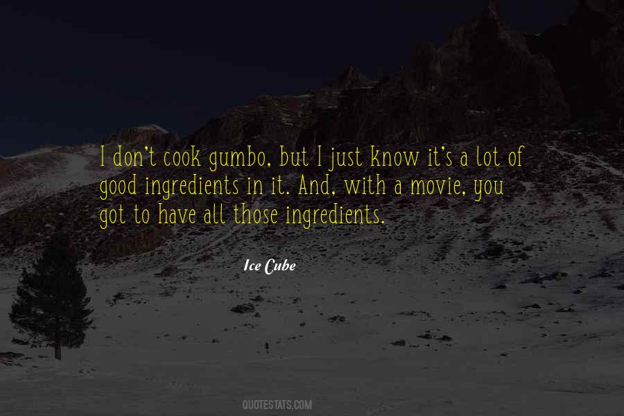 I Don't Cook Quotes #1667570
