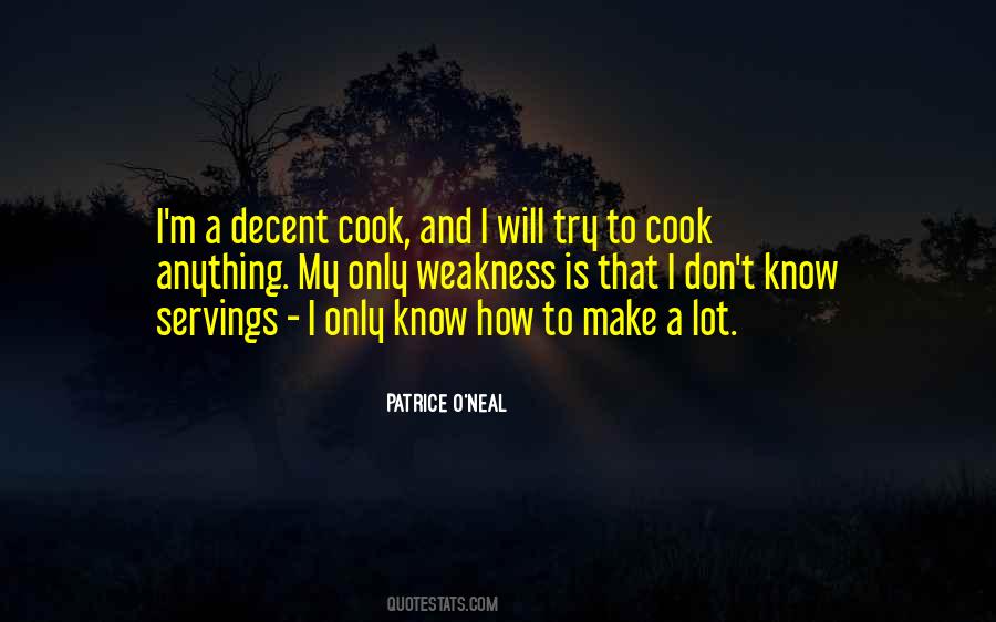 I Don't Cook Quotes #288400