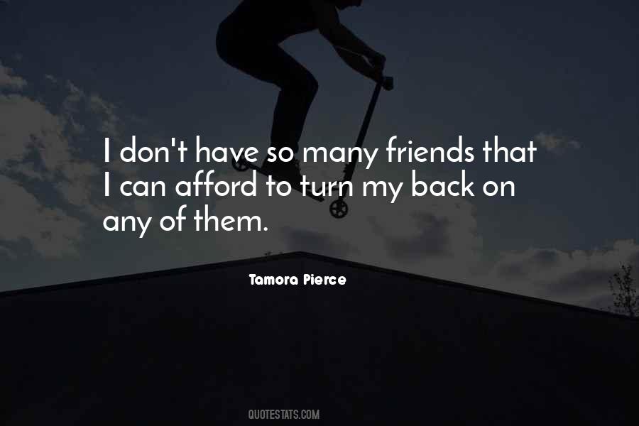 I Don't Have Many Friends Quotes #1192275