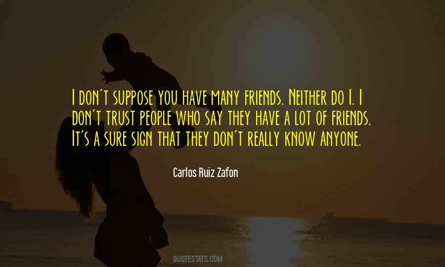 I Don't Have Many Friends Quotes #1656858 I Don't Have Many Friends Quotes #1656858