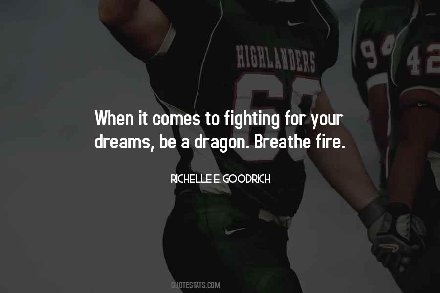 Quotes About Fighting For Your Dreams #1003204