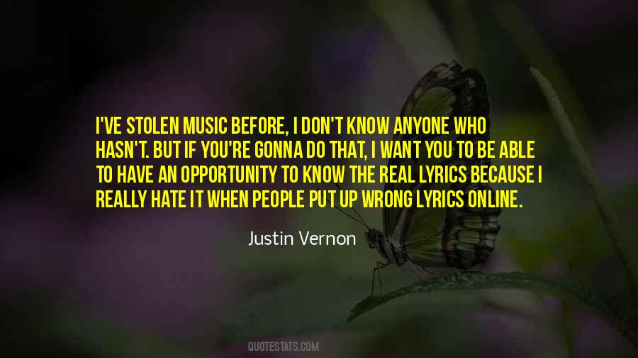I Don't Know What I've Done Wrong Quotes #1181711