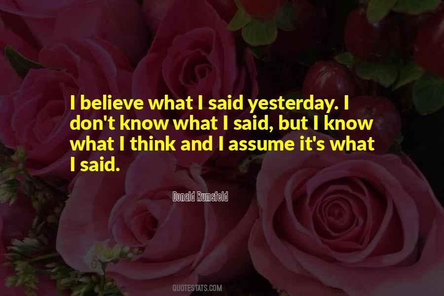 I Don't Know What Quotes #1573311