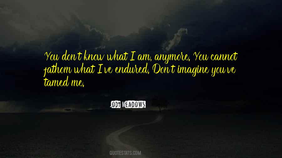 I Don't Know You Anymore Quotes #1157687