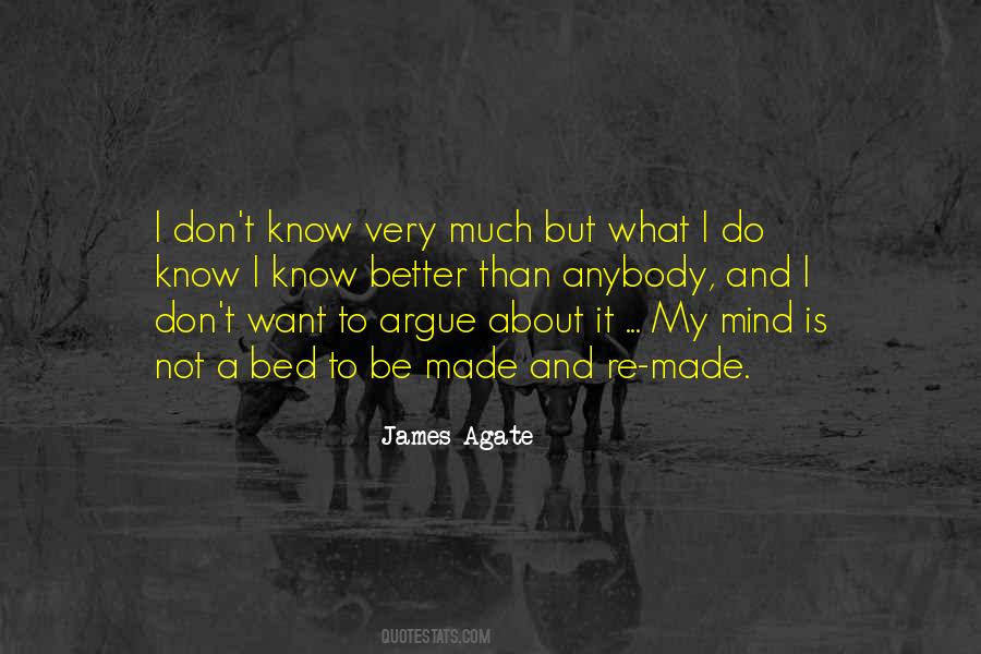 I Don't Want To Argue Quotes #1117514