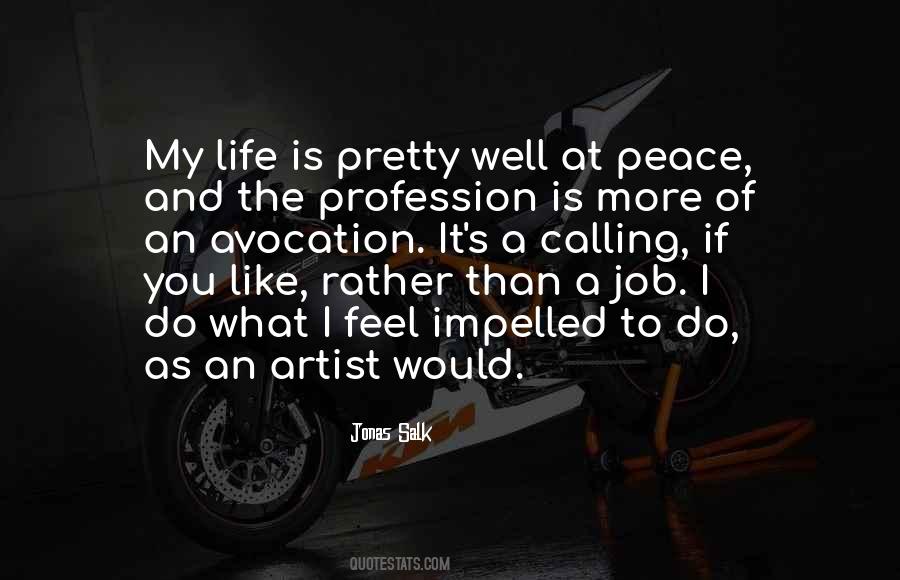 I Feel At Peace Quotes #1875905
