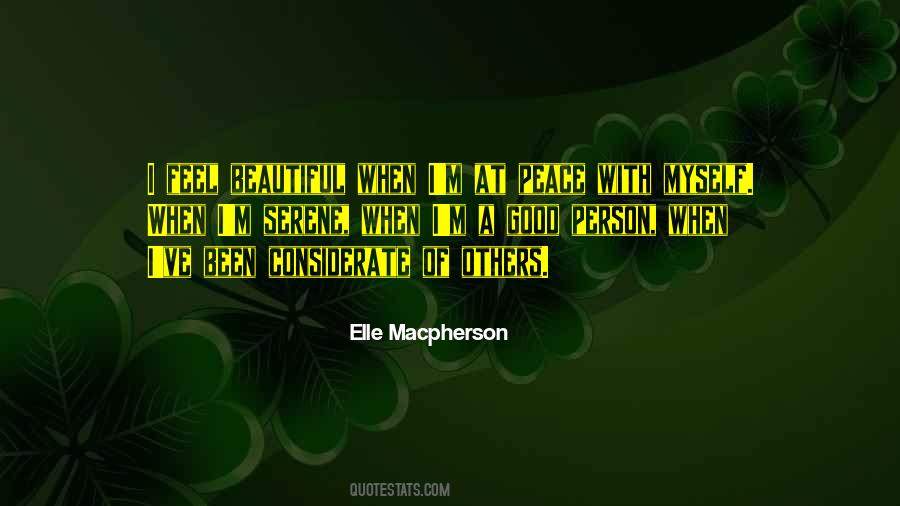 I Feel At Peace Quotes #747652