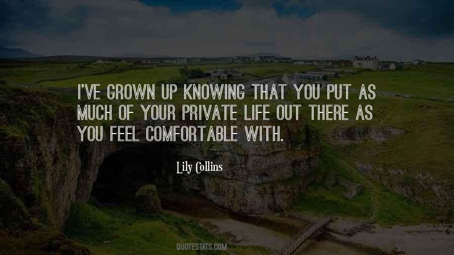 I Feel Comfortable With You Quotes #1161793