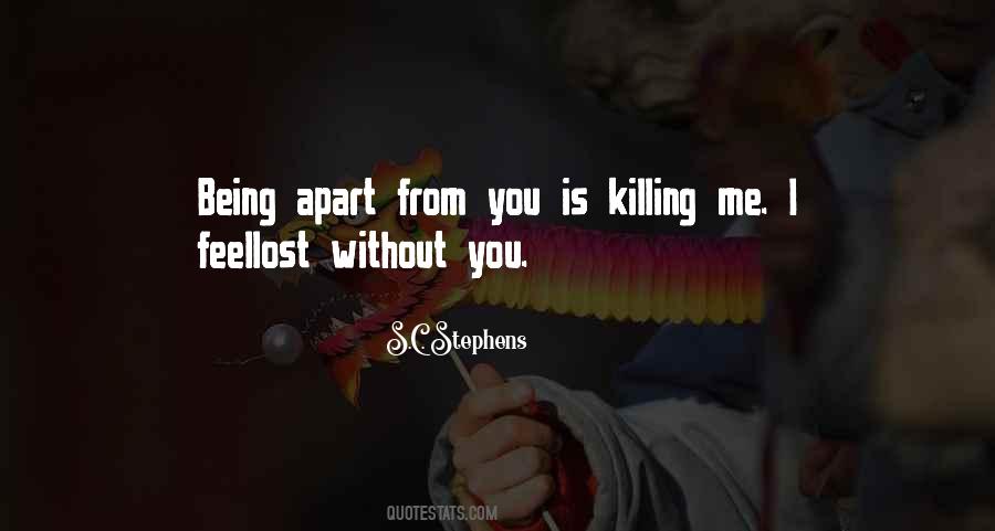 I Feel Lost Without You Quotes #1664197