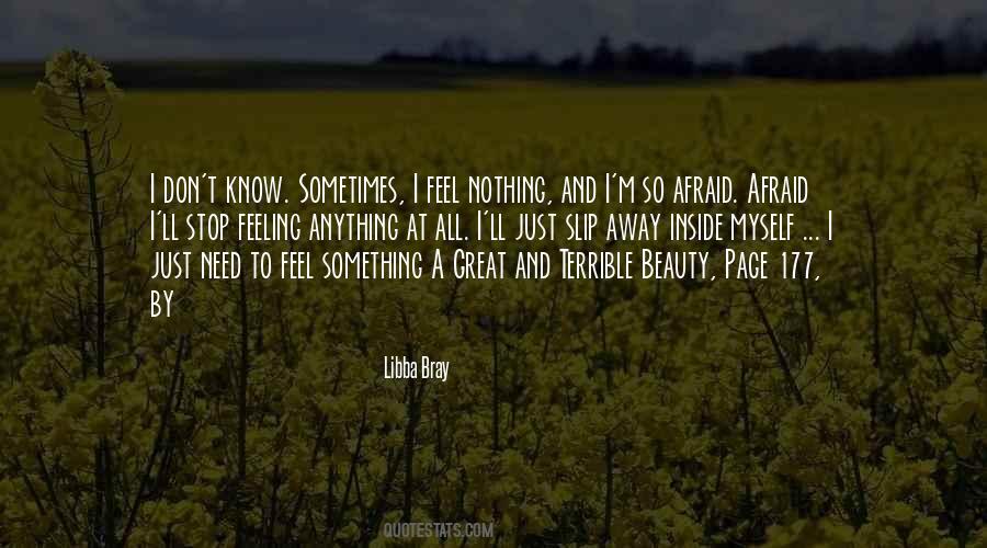 I Feel Nothing Quotes #1662708